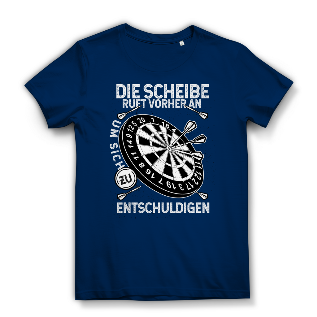 Damen Premium Bio T-Shirt Die Scheibe ruft vorher an, um sich zu entschuldigen