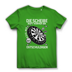Damen Premium Bio T-Shirt Die Scheibe ruft vorher an, um sich zu entschuldigen