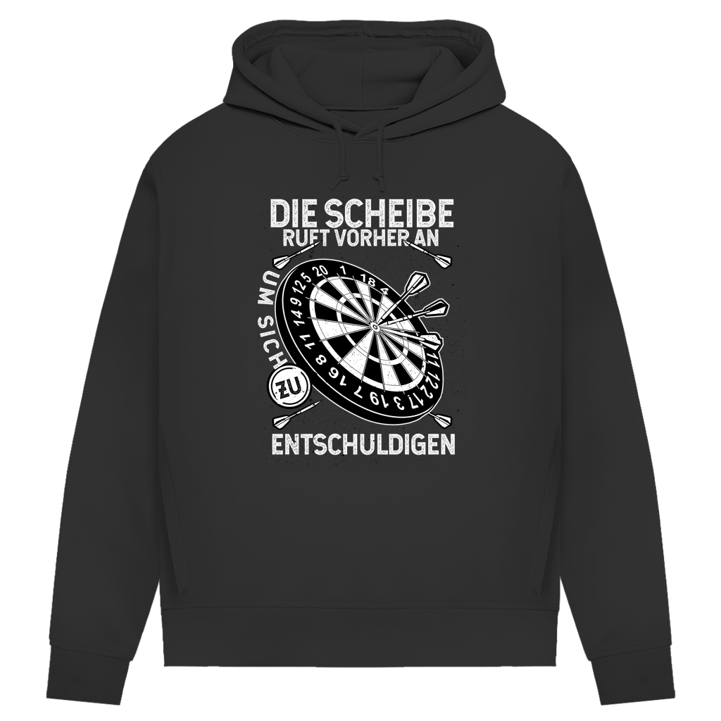 Damen Premium Bio Hoodie Die Scheibe ruft vorher an, um sich zu entschuldigen