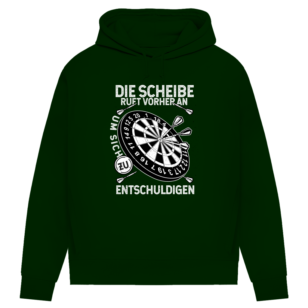 Damen Premium Bio Hoodie Die Scheibe ruft vorher an, um sich zu entschuldigen