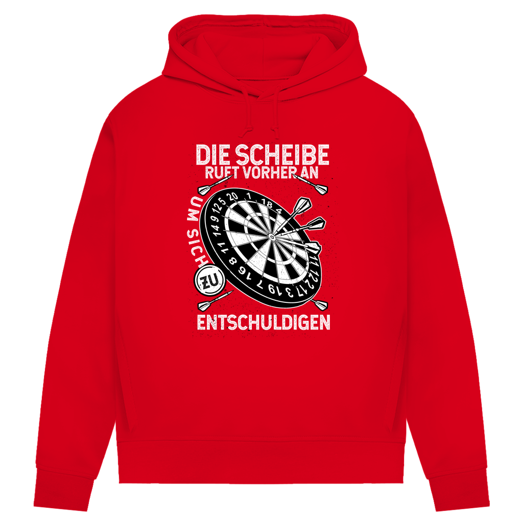 Damen Premium Bio Hoodie Die Scheibe ruft vorher an, um sich zu entschuldigen