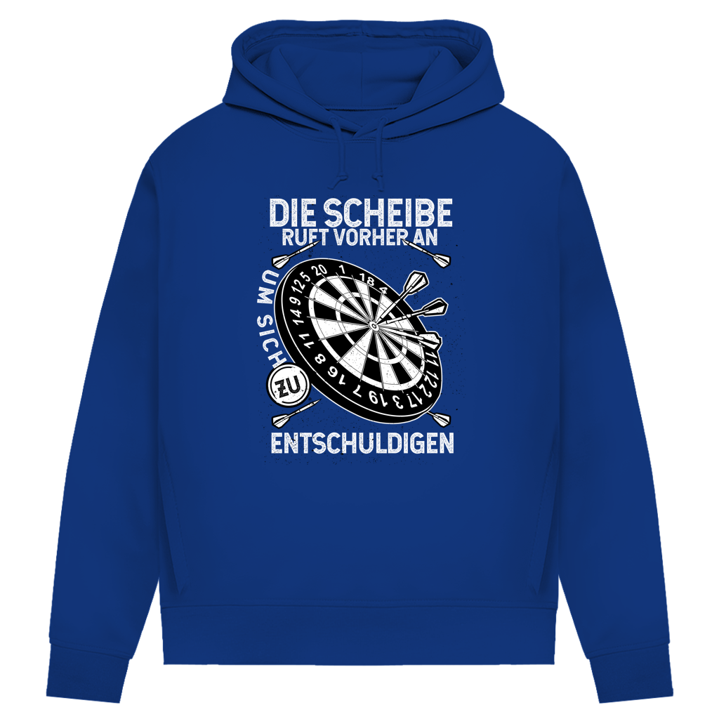 Damen Premium Bio Hoodie Die Scheibe ruft vorher an, um sich zu entschuldigen