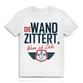 Herren Premium Bio T-Shirt Die Wand zitter wenn ich ziele