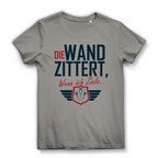 Damen Premium Bio T-Shirt Die Wand zitter wenn ich ziele