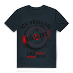 Herren Premium Bio T-Shirt Ich brauche kein Bullseye  Das Bullseye braucht mich