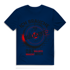 Herren Premium Bio T-Shirt Ich brauche kein Bullseye  Das Bullseye braucht mich