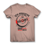 Damen Premium Bio T-Shirt Ich brauche kein Bullseye  Das Bullseye braucht mich