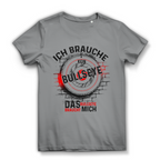 Damen Premium Bio T-Shirt Ich brauche kein Bullseye  Das Bullseye braucht mich