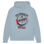 Damen Premium Bio Hoodie Ich brauche kein Bullseye  Das Bullseye braucht mich