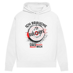 Damen Premium Bio Hoodie Ich brauche kein Bullseye  Das Bullseye braucht mich