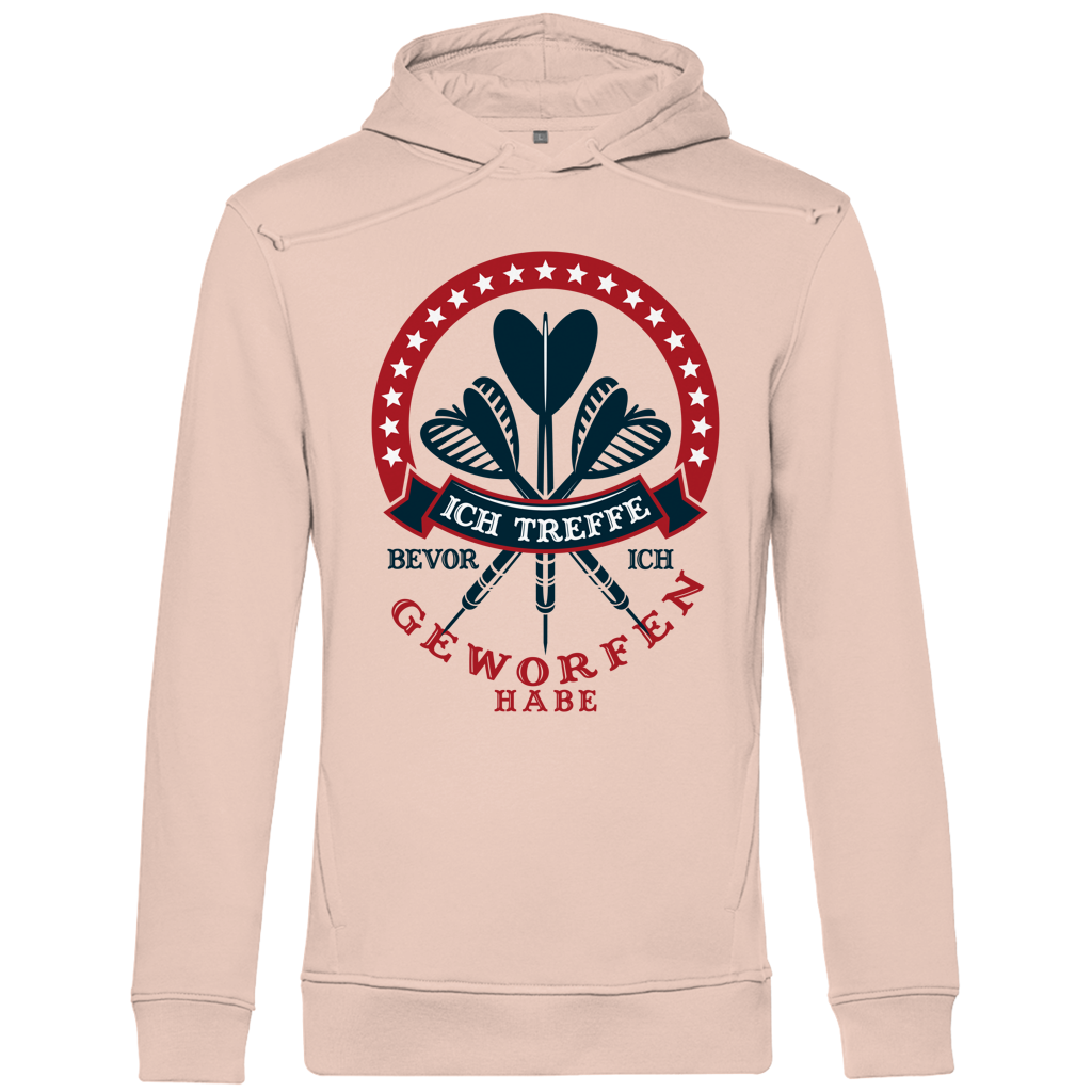 Herren Premium Bio Hoodie Ich treffe bevor ich geworfen habe