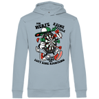 Herren Premium Bio Hoodie Ich werfe keine Pfeile. Ich gebe der Luft eine Richtung