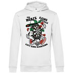 Herren Premium Bio Hoodie Ich werfe keine Pfeile. Ich gebe der Luft eine Richtung