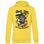 Herren Premium Bio Hoodie Ich werfe keine Pfeile. Ich gebe der Luft eine Richtung