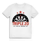 Herren Premium Bio T-Shirt Triple 20 ist mein Warm-up