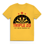 Herren Premium Bio T-Shirt Triple 20 ist mein Warm-up