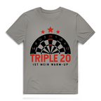Herren Premium Bio T-Shirt Triple 20 ist mein Warm-up