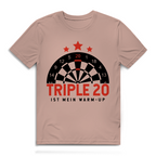 Herren Premium Bio T-Shirt Triple 20 ist mein Warm-up