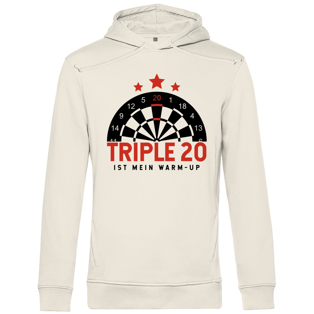 Herren Premium Bio Hoodie Triple 20 ist mein Warm-up