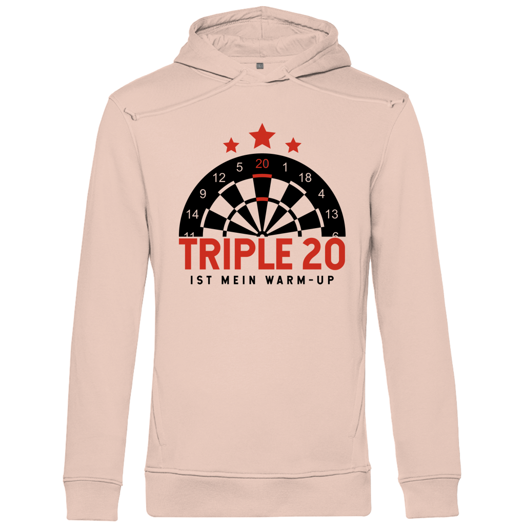 Herren Premium Bio Hoodie Triple 20 ist mein Warm-up