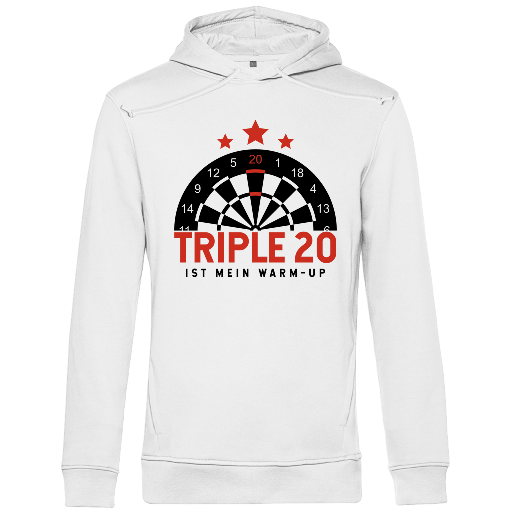 Herren Premium Bio Hoodie Triple 20 ist mein Warm-up
