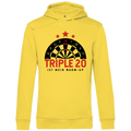 Herren Premium Bio Hoodie Triple 20 ist mein Warm-up