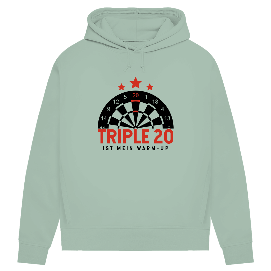 Damen Premium Bio Hoodie Triple 20 ist mein Warm-up