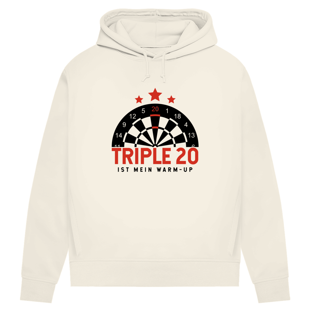 Damen Premium Bio Hoodie Triple 20 ist mein Warm-up