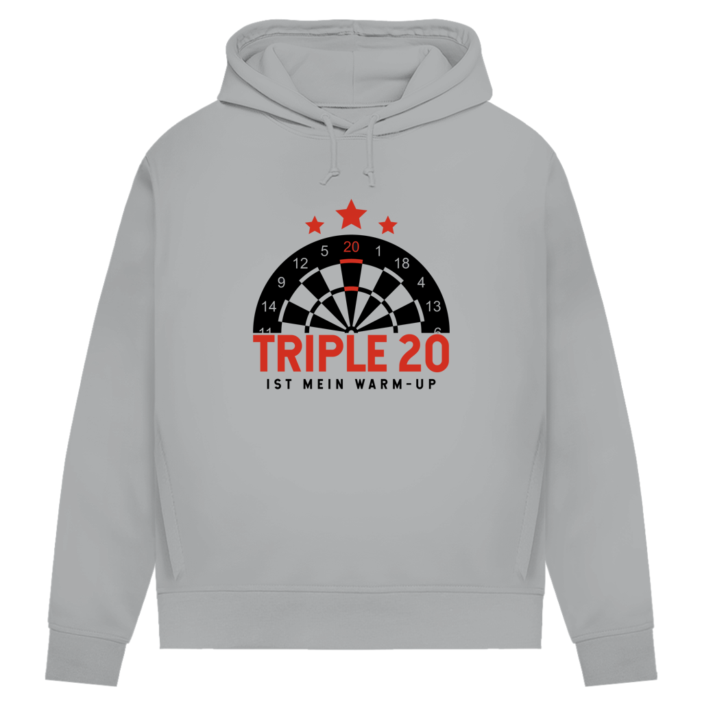Damen Premium Bio Hoodie Triple 20 ist mein Warm-up
