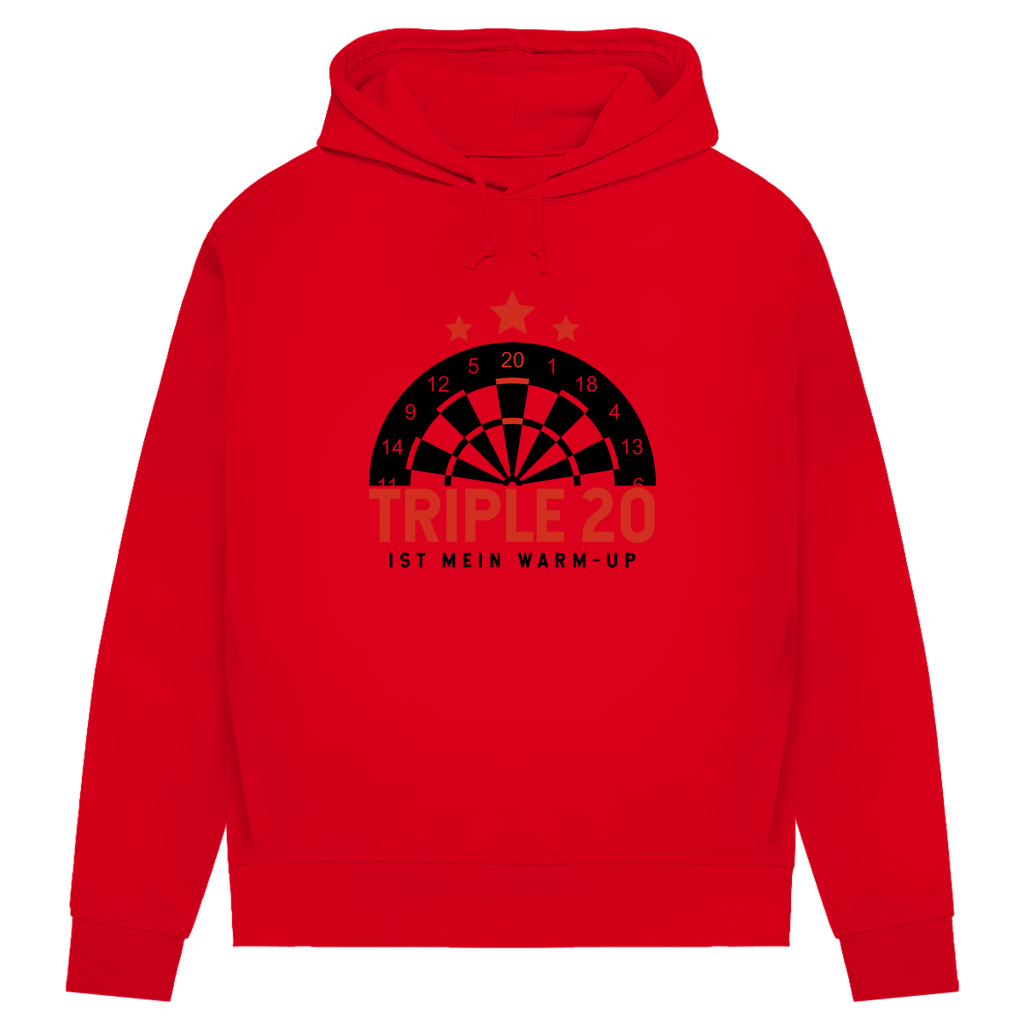 Damen Premium Bio Hoodie Triple 20 ist mein Warm-up