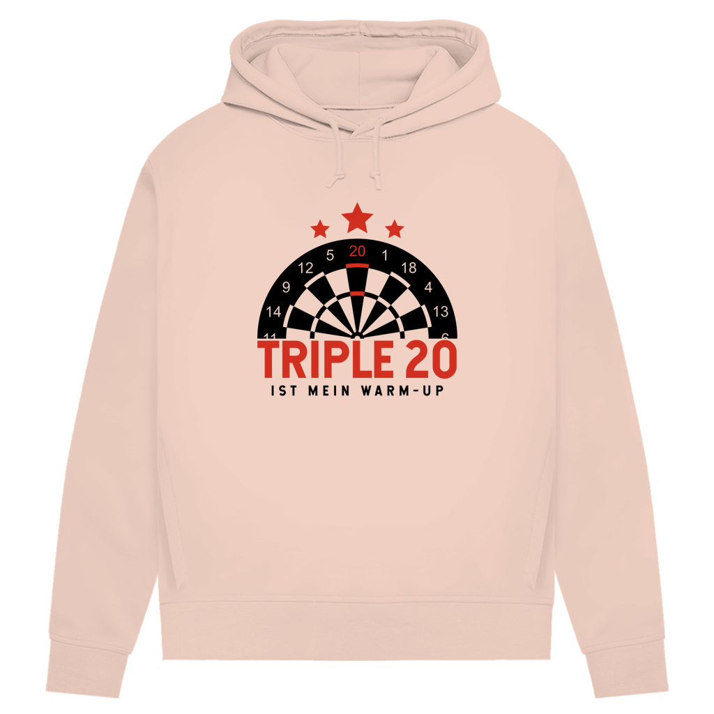 Damen Premium Bio Hoodie Triple 20 ist mein Warm-up