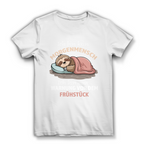 Damen Premium Bio T-Shirt Ich bin kein Morgenmensch. Ich bin eine Warnung vor dem Früh