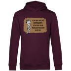 Herren Premium Bio Hoodie Ich bin nicht arrogant. Ich bin nur realistischer als du