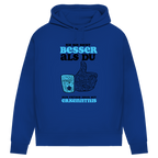 Damen Premium Bio Hoodie Ich bin nicht besser als du. Nur früher dran mit Erkenntnis