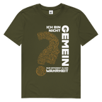 Herren Premium Bio T-Shirt Ich bin nicht gemein. Nur effizient in der Wahrheit