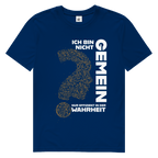 Herren Premium Bio T-Shirt Ich bin nicht gemein. Nur effizient in der Wahrheit