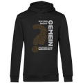 Herren Premium Bio Hoodie Ich bin nicht gemein. Nur effizient in der Wahrheit