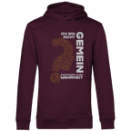 Herren Premium Bio Hoodie Ich bin nicht gemein. Nur effizient in der Wahrheit