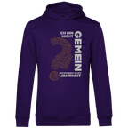 Herren Premium Bio Hoodie Ich bin nicht gemein. Nur effizient in der Wahrheit