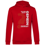 Herren Premium Bio Hoodie Ich bin nicht gemein. Nur effizient in der Wahrheit