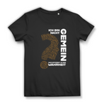 Damen Premium Bio T-Shirt Ich bin nicht gemein. Nur effizient in der Wahrheit