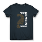 Damen Premium Bio T-Shirt Ich bin nicht gemein. Nur effizient in der Wahrheit