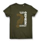 Damen Premium Bio T-Shirt Ich bin nicht gemein. Nur effizient in der Wahrheit