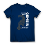 Damen Premium Bio T-Shirt Ich bin nicht gemein. Nur effizient in der Wahrheit