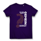 Damen Premium Bio T-Shirt Ich bin nicht gemein. Nur effizient in der Wahrheit