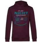 Herren Premium Bio Hoodie Ich bin nicht kompliziert. Ich bin mehrdimensional