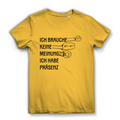 Damen Premium Bio T-Shirt Ich brauche keine Meinung. Ich habe Präsenz
