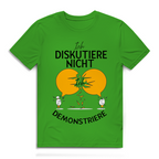 Herren Premium Bio T-Shirt Ich diskutiere nicht. Ich demonstriere