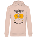 Herren Premium Bio Hoodie Ich diskutiere nicht. Ich demonstriere