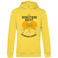 Herren Premium Bio Hoodie Ich diskutiere nicht. Ich demonstriere